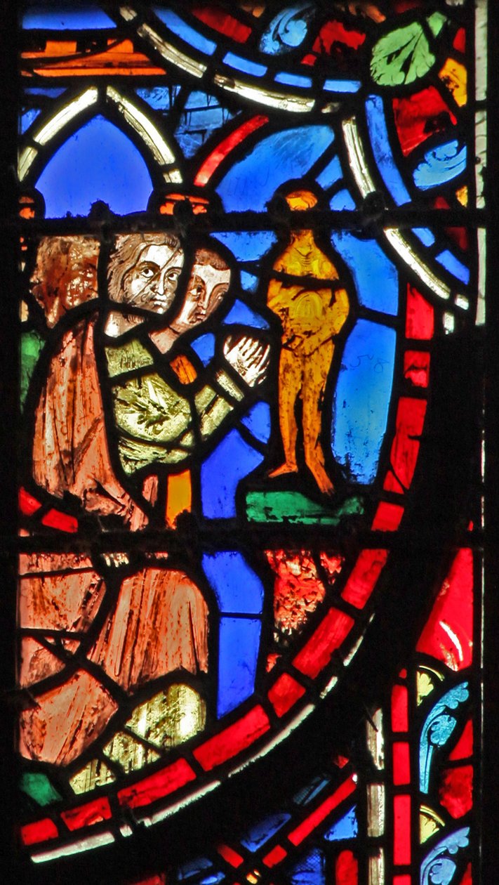 Fönster w11 Jerusalems synder Lam I 8 (målat glas) av French School