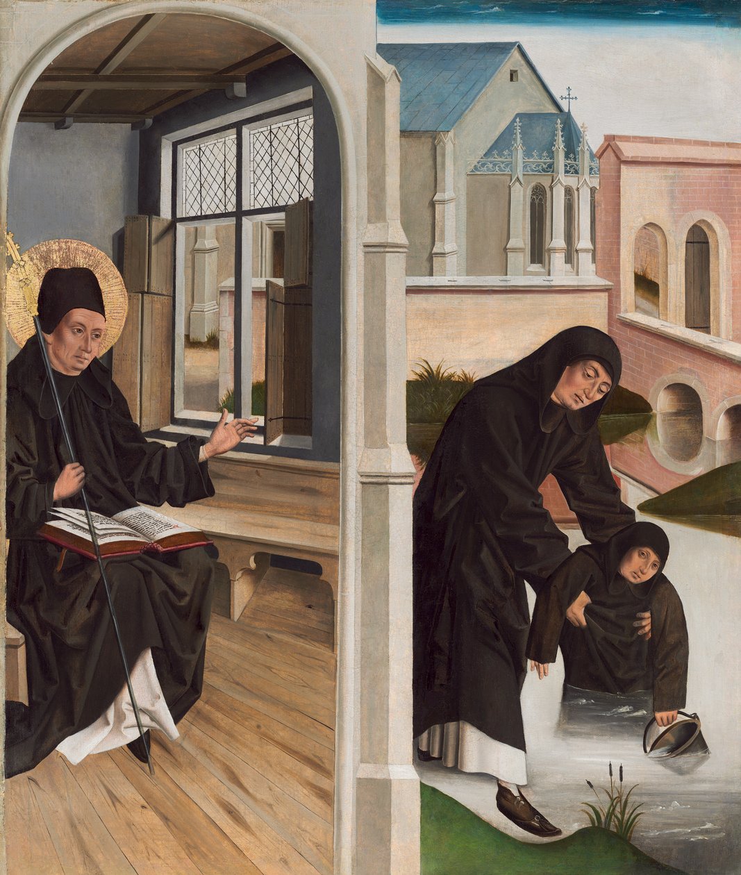 Ett mirakel av Sankt Benedictus av French 15th Century