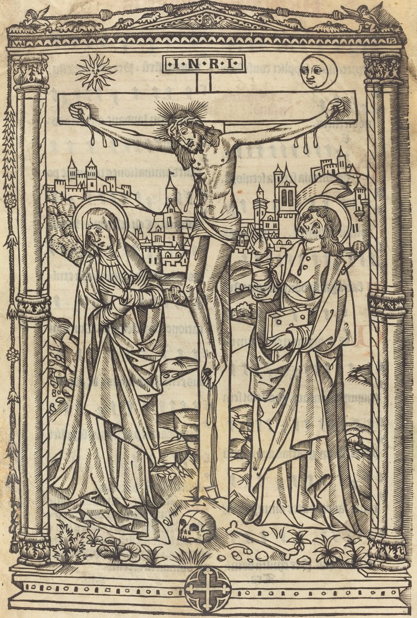 Kristus på korset av French 15th Century