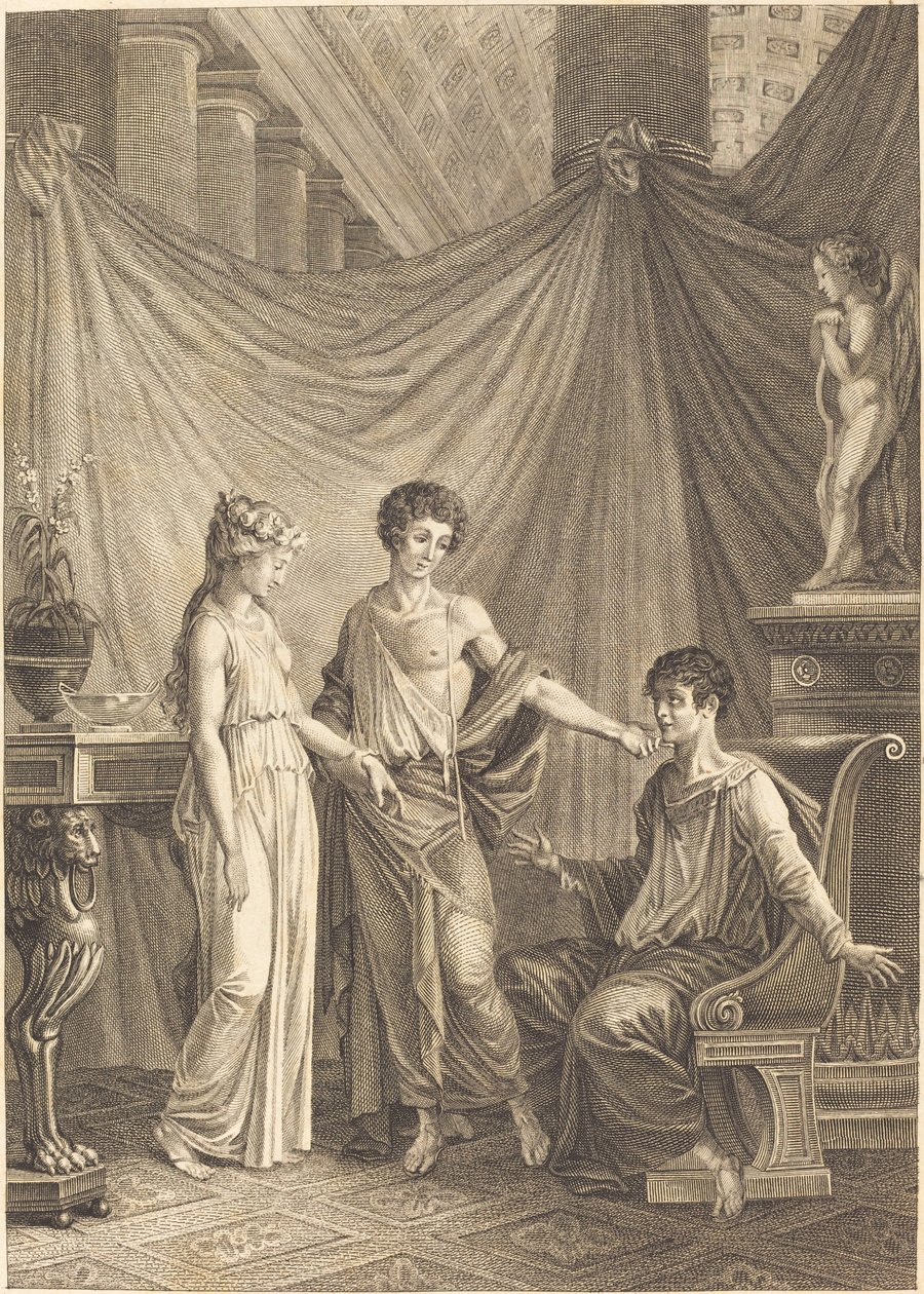 De två vännerna av French 18th Century