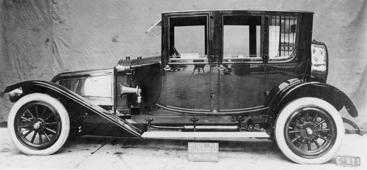 Kellner bil, 1913 av French Photographer