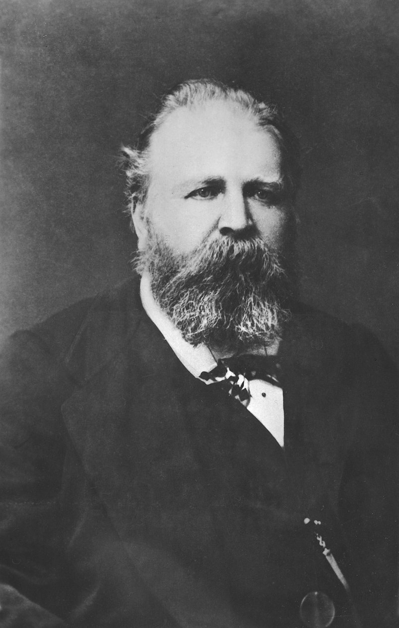 Porträtt av Jules Etienne Pasdeloup av French Photographer