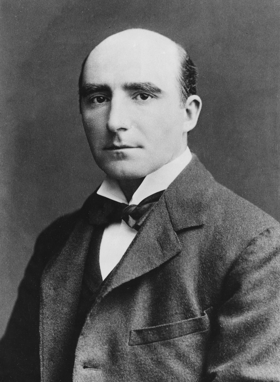 Porträtt av Sir Arthur Wing Pinero av French Photographer