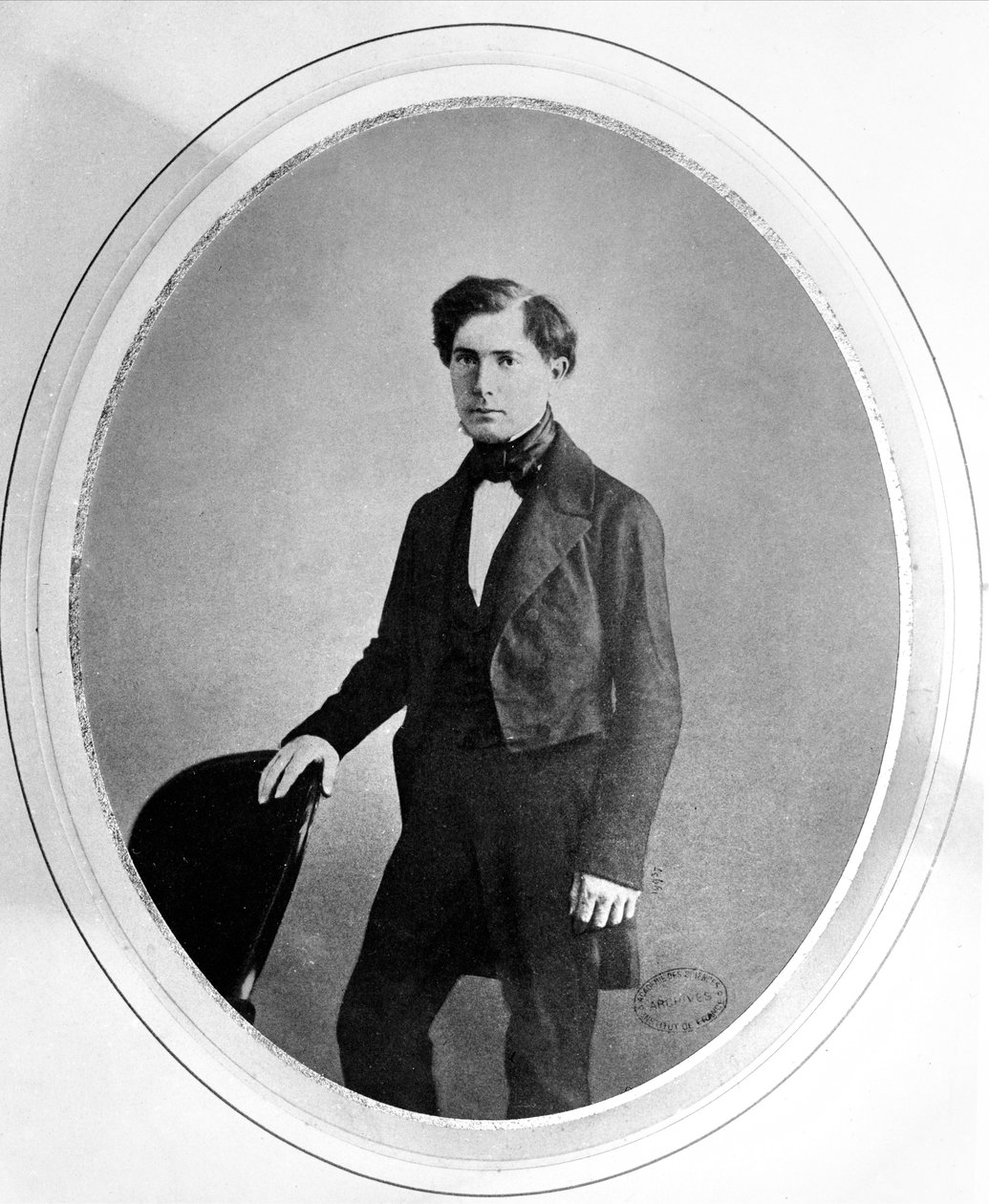 Porträtt av Victor Puiseux av French Photographer