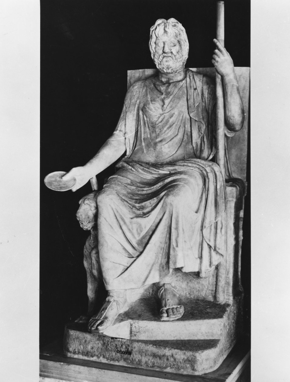 Staty av Plutarchus av French Photographer