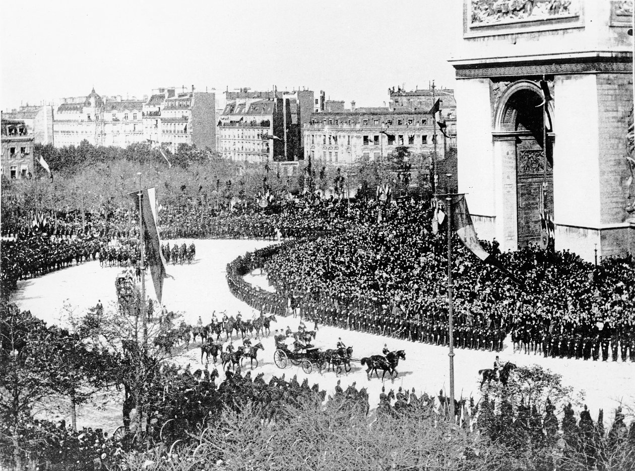 Tsar Nicholas II:s besök i Paris 1896 av French Photographer