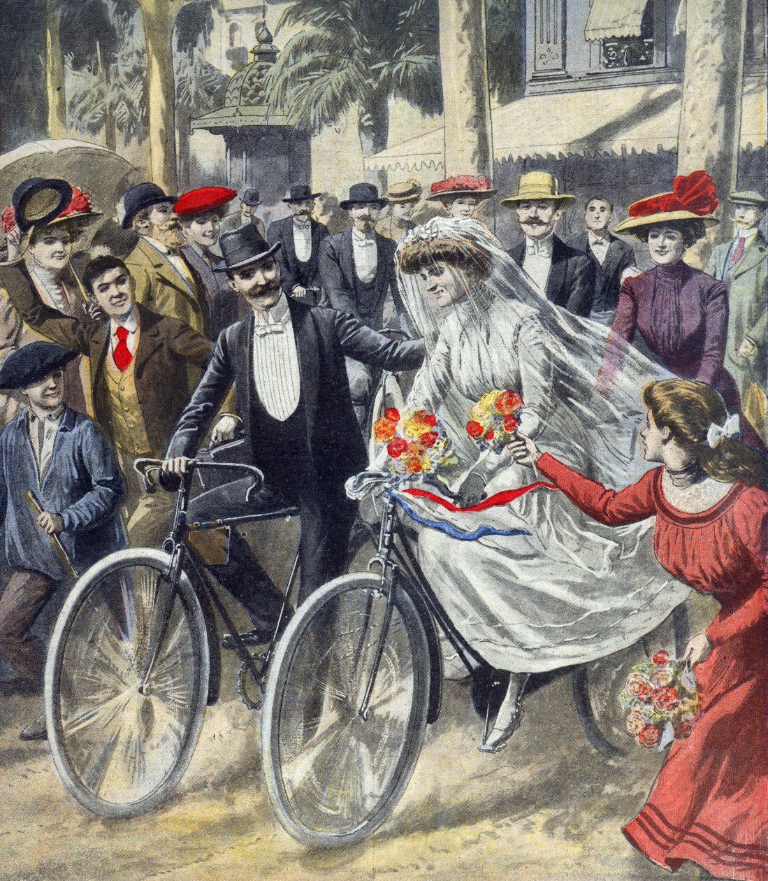 Ett cykelbröllop av French School