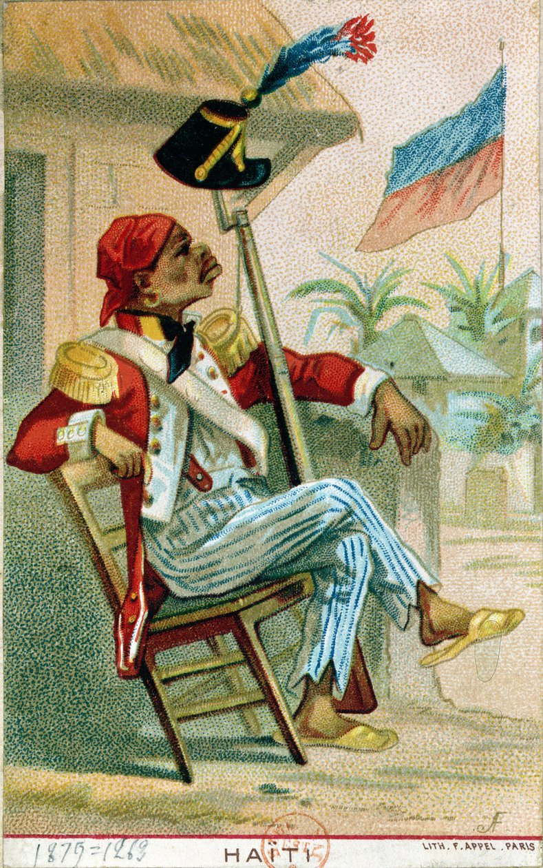 En haitisk soldat, 1879 av French School