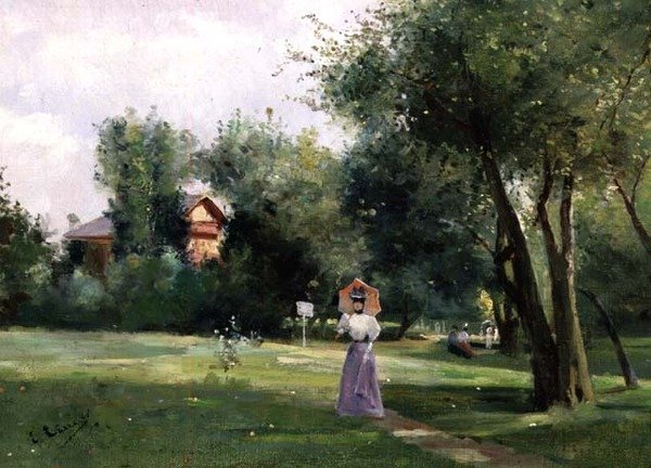 En promenad i parken av French School