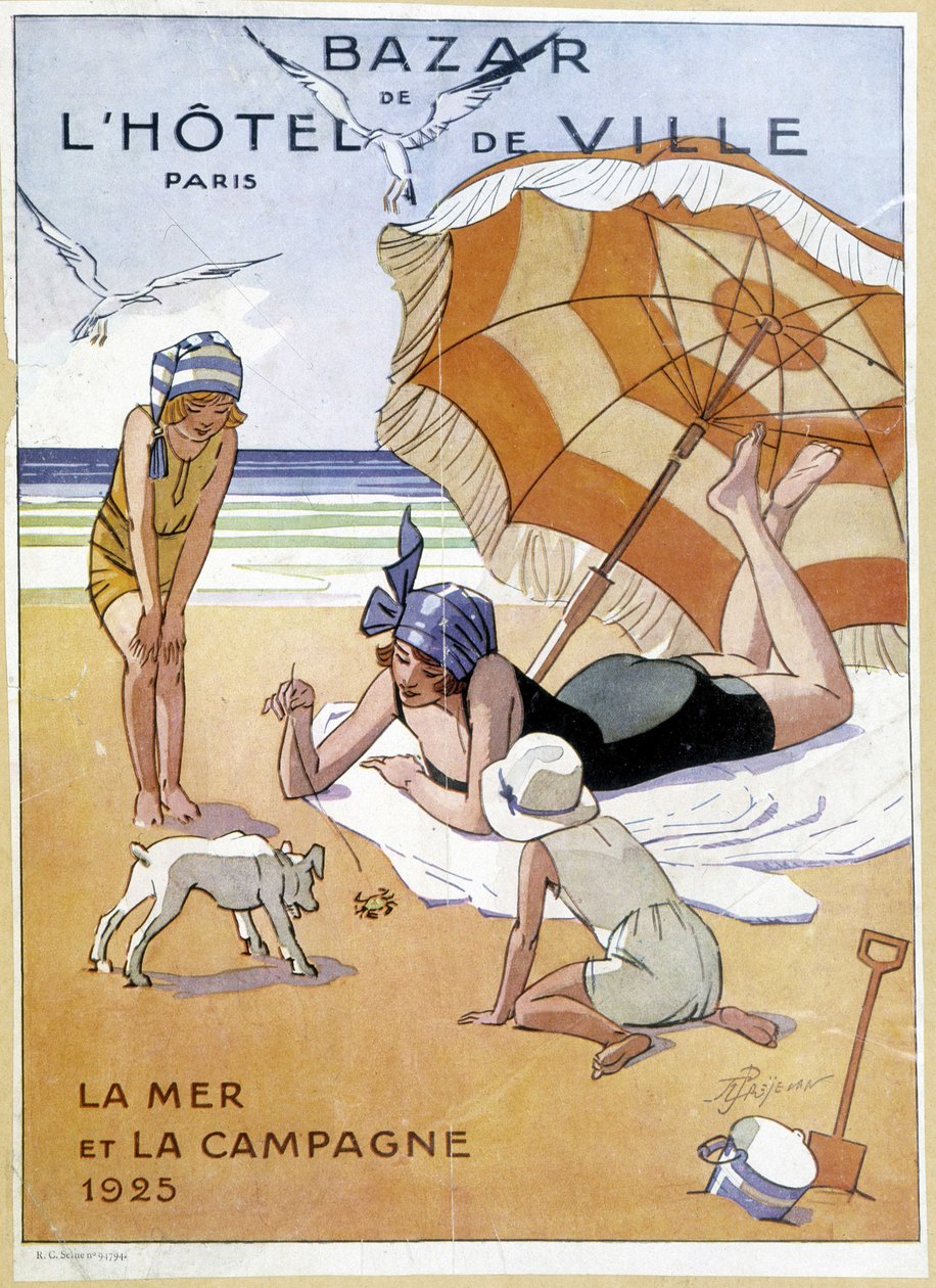 Reklam "" Bazar Hotel de Ville"". av French School