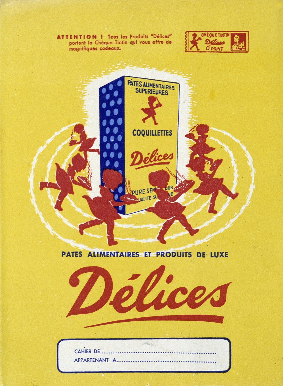 Reklam för matpasta "" Delices"". av French School