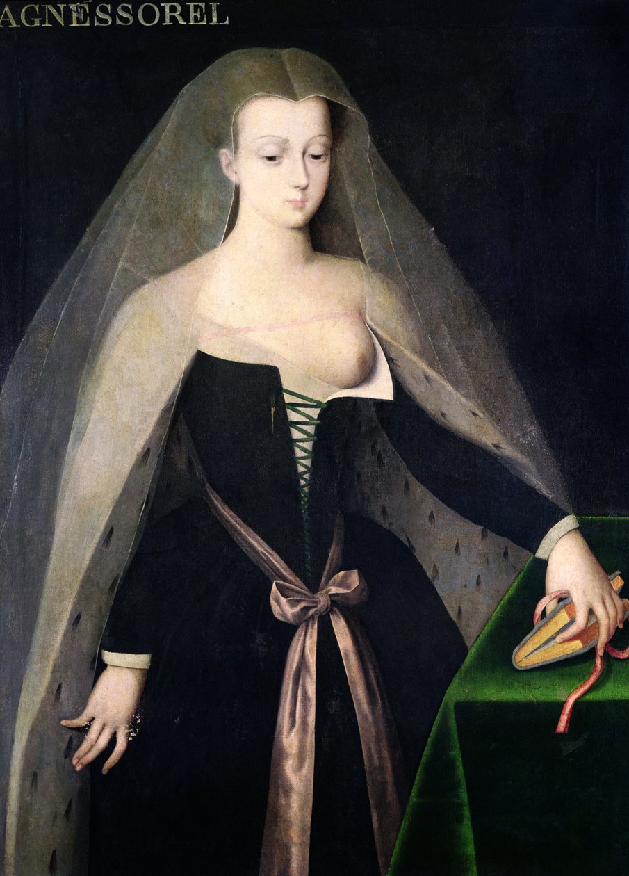 Agnes Sorel (ca 1422-50) av French School