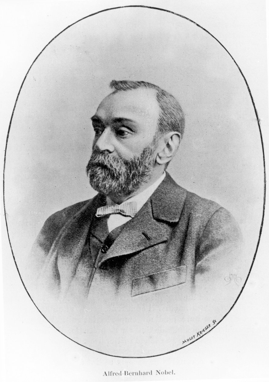 Alfred Bernhard Nobel av French School