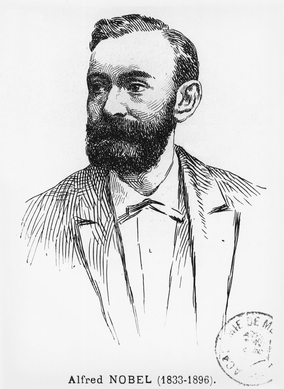 Alfred Nobel (1833-96) av French School