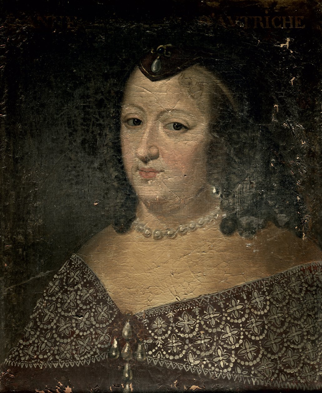 Anna av Österrike (1601-66) av French School