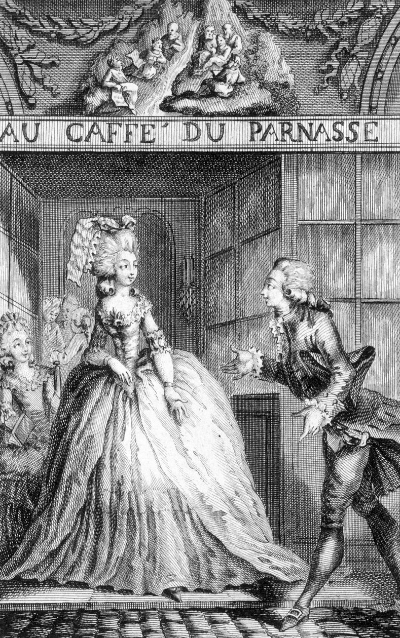 På Café du Parnassus av French School