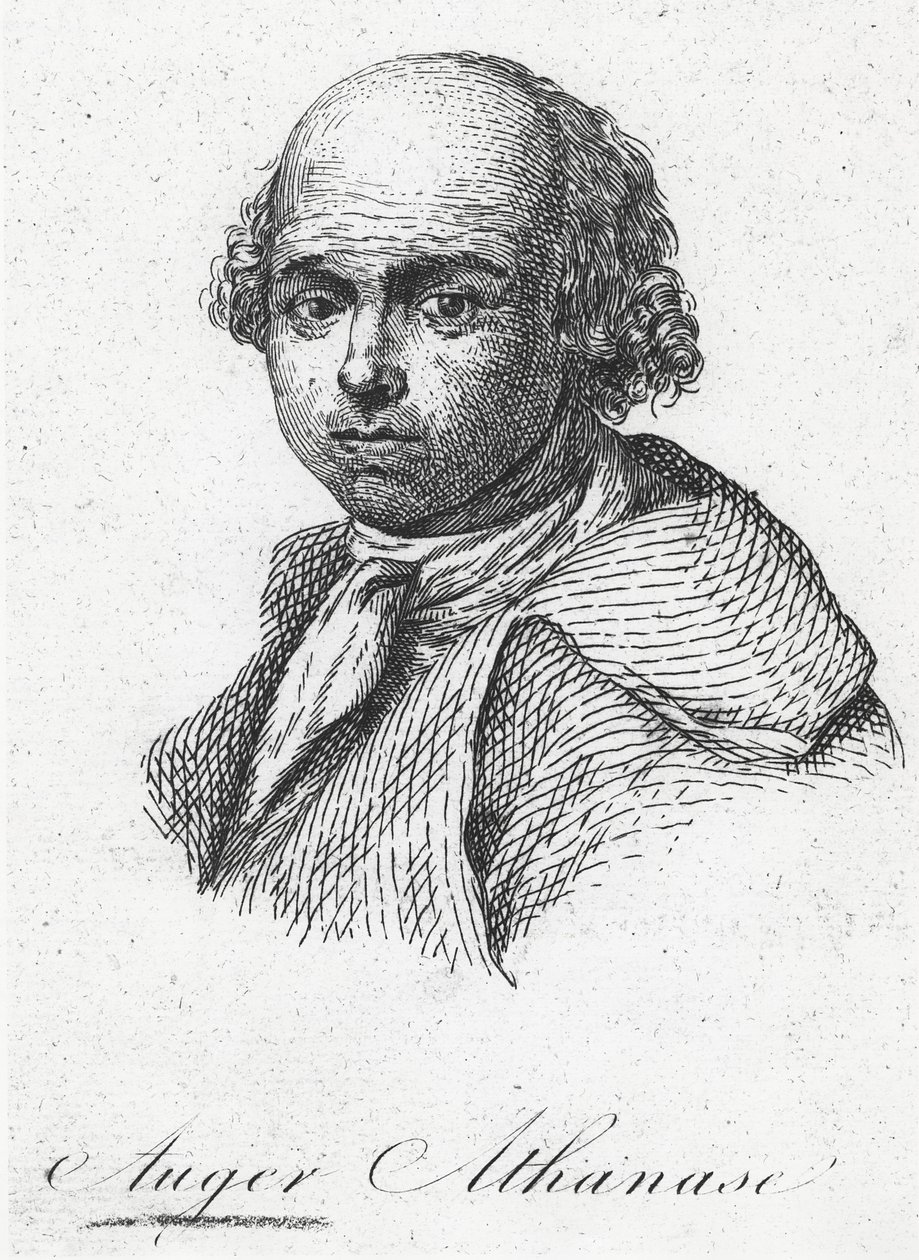 Athanase Auger (gravyr) av French School
