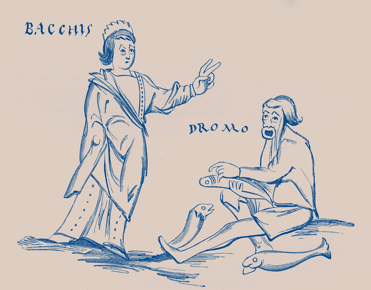 Bacchis och fiskaren av French School
