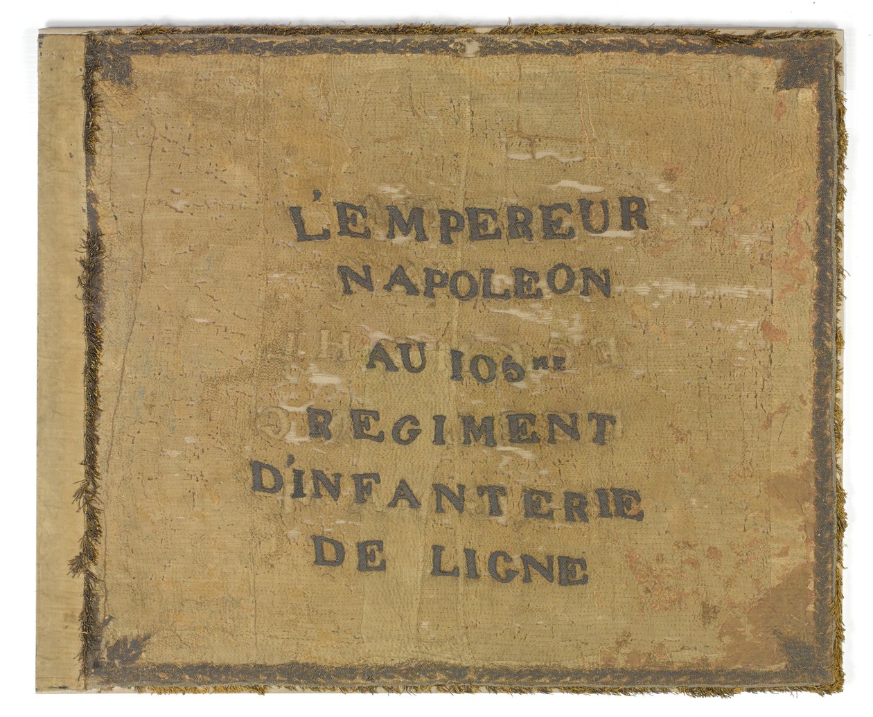 Banderoll för franska 105:e regementet, c.1815 av French School