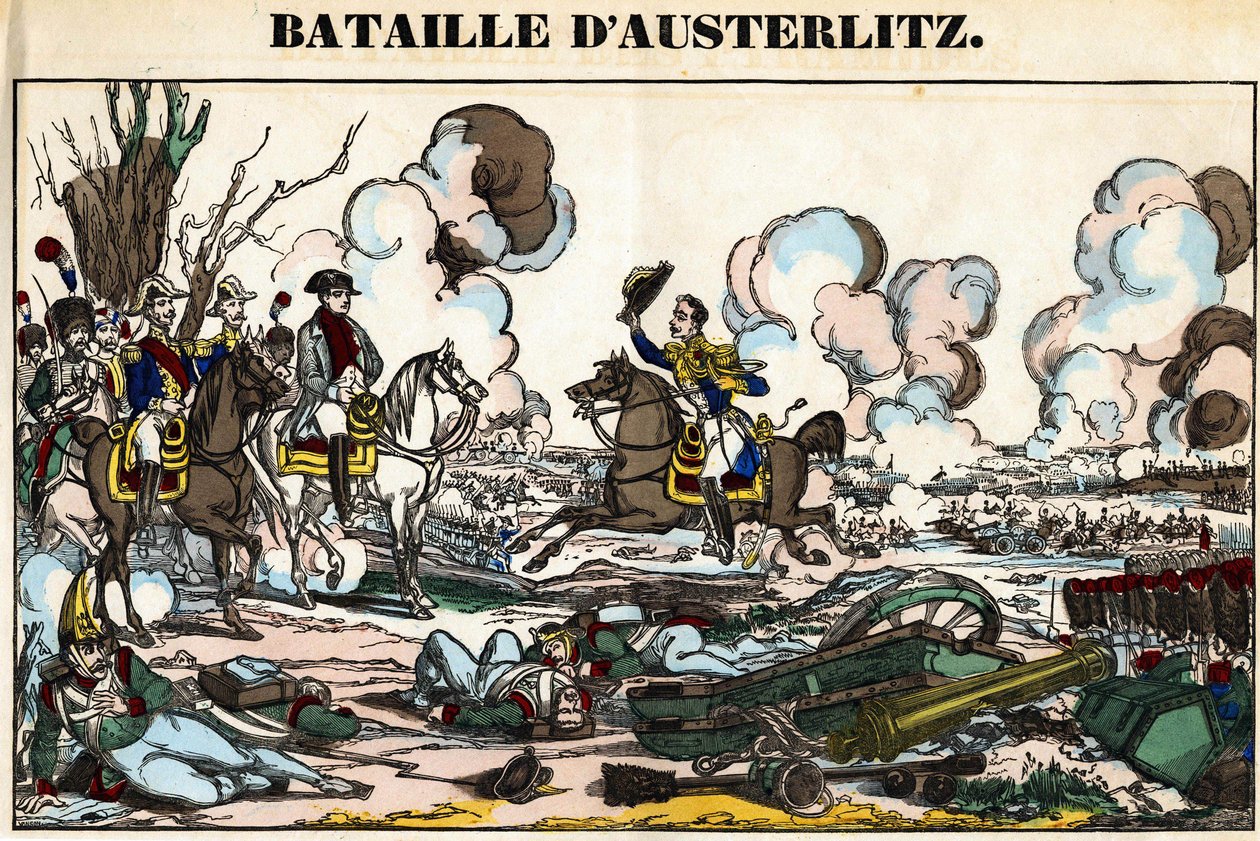 Slaget vid Austerlitz den 2 december av French School