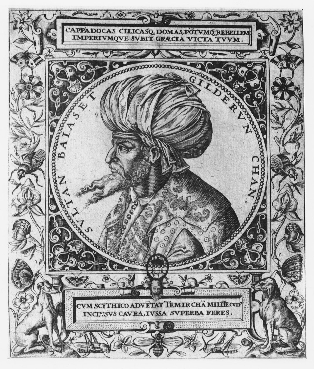 Bayezid I (gravyr) av French School