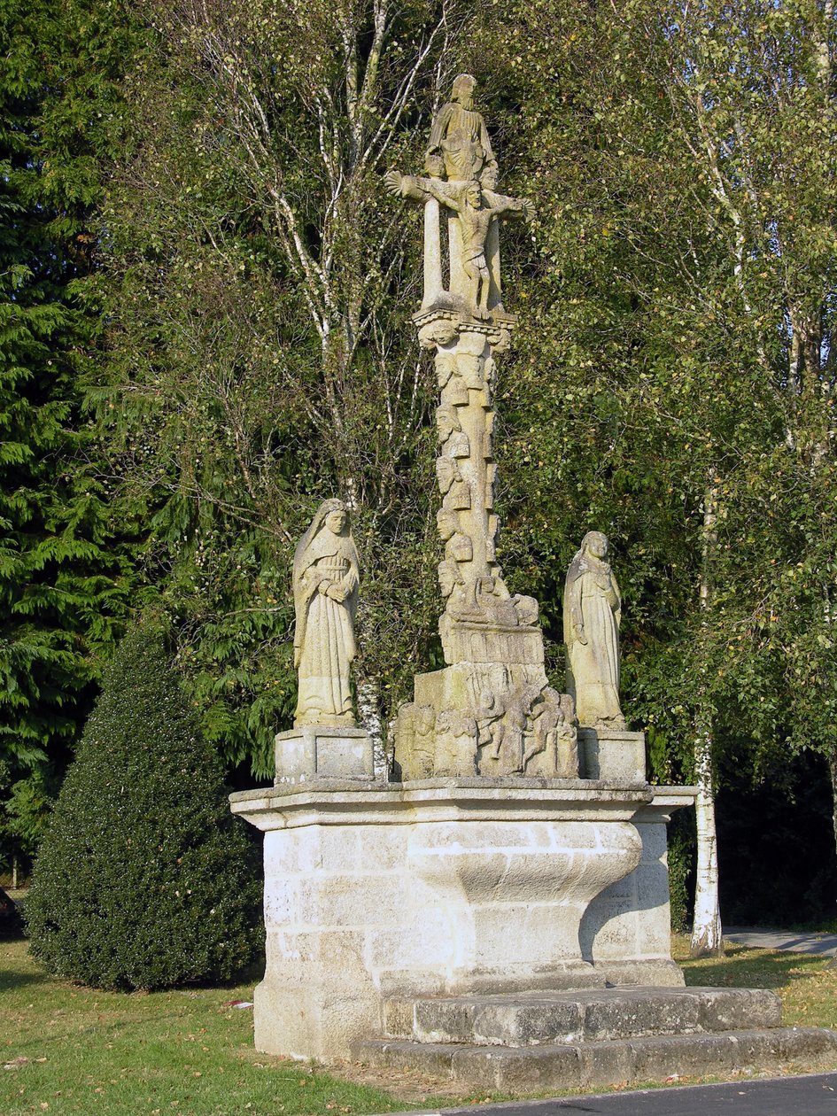 Golgata, ristad av Cabedoche Freres, 1827 av French School