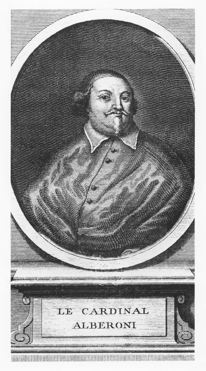 Kardinal Alberoni (gravyr) av French School