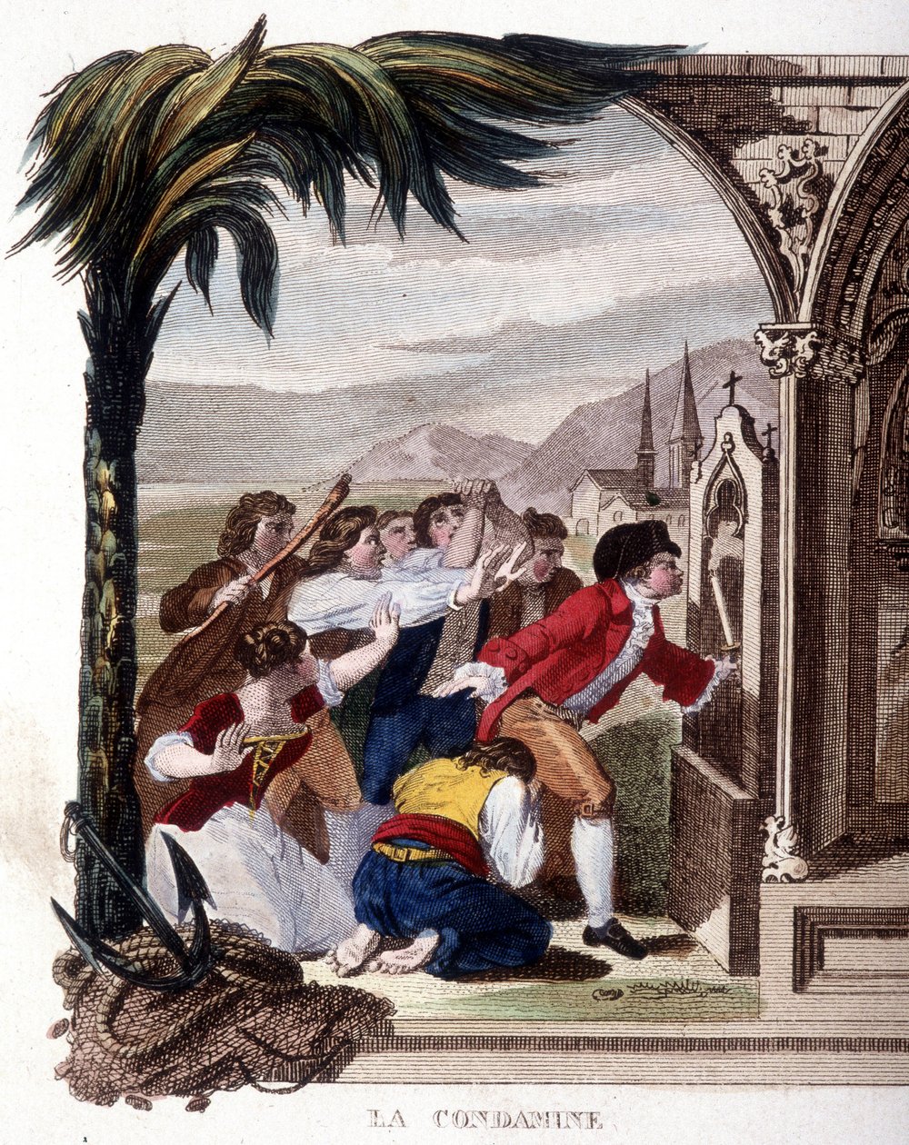 Charles Marie La Condamine (1701 - 1774) av French School