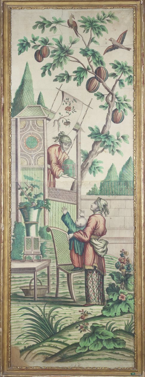 Chinoiserie tapeter av French School