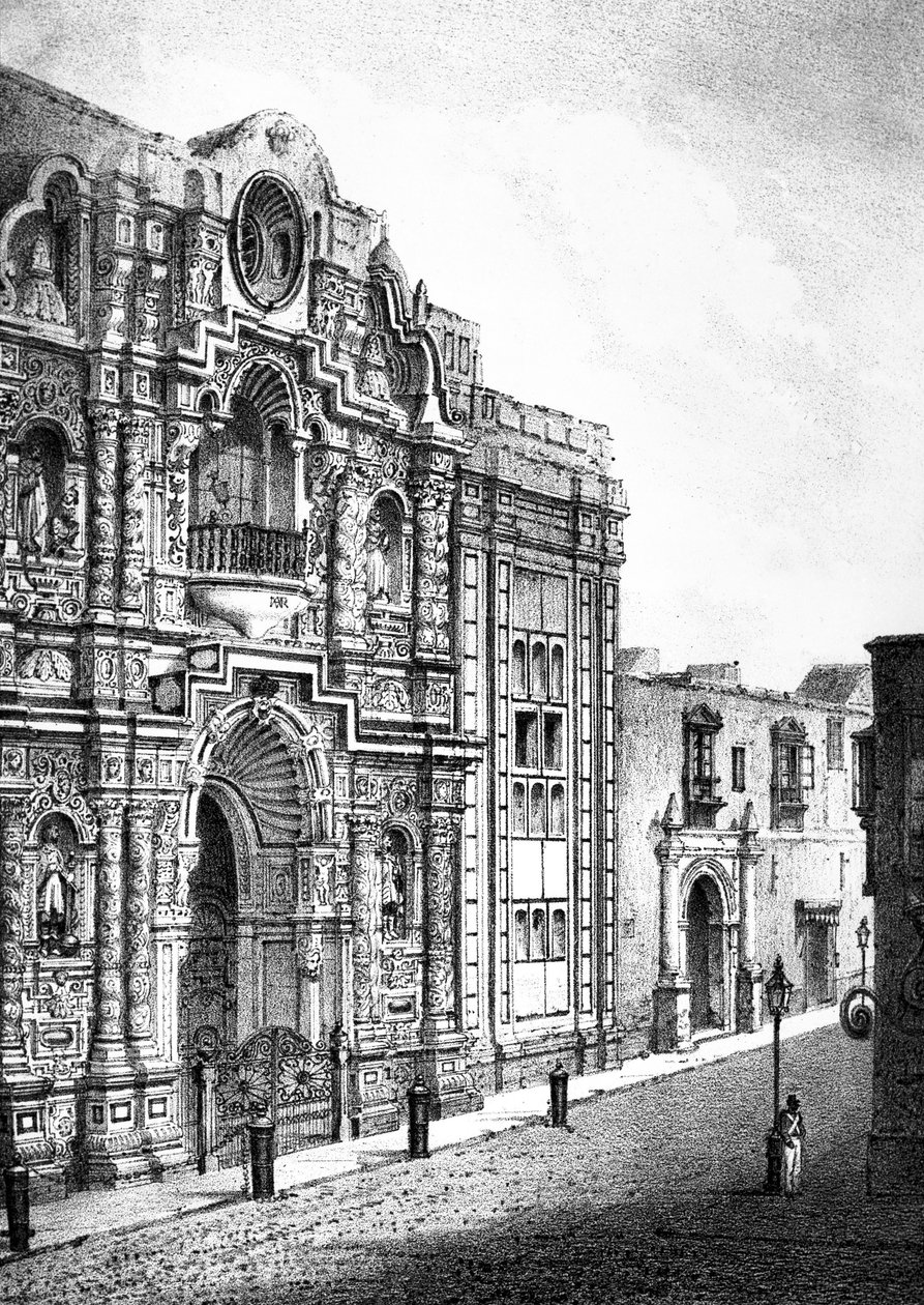 Church of Mercy, Lima (gravyr) av French School