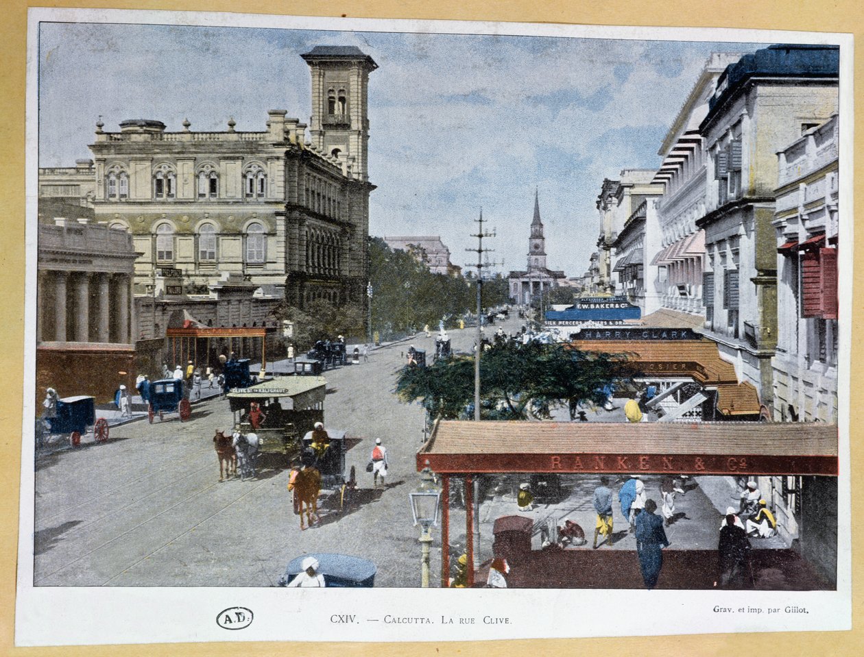 Clive Street, Calcutta, Indien av French School