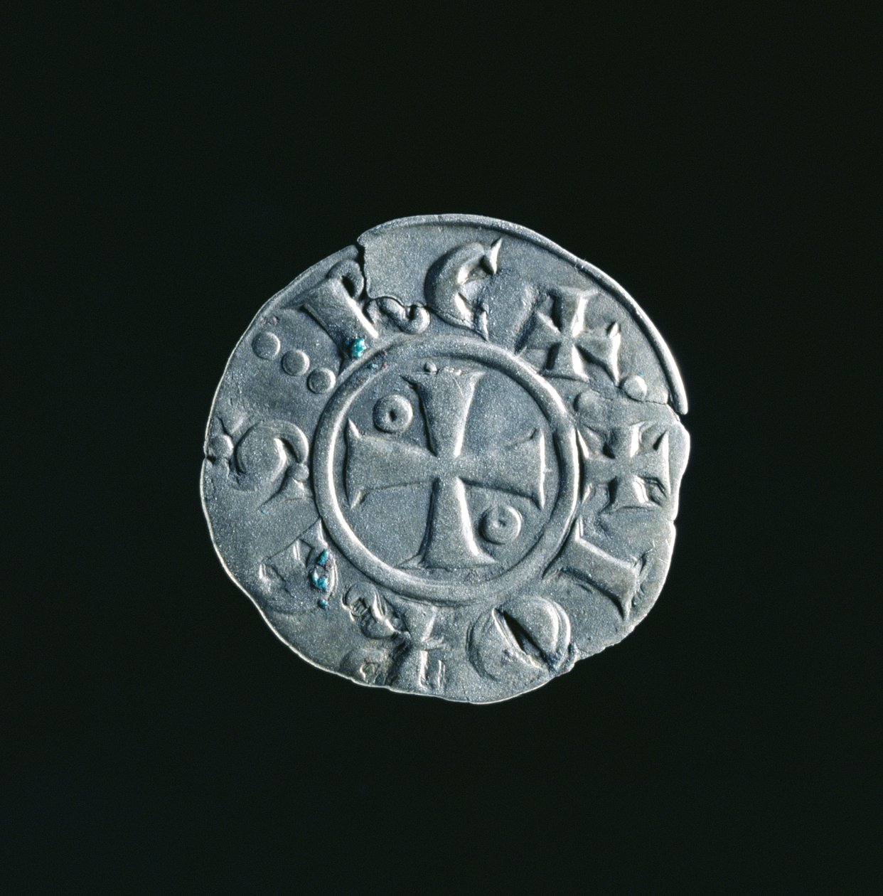 Mynt av Johannes av Brienne (ca 1170-1237) av French School