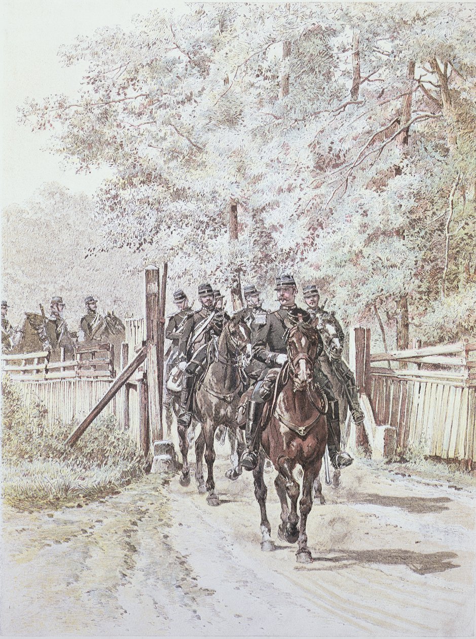 Landsgendarmeri, c.1887 av French School