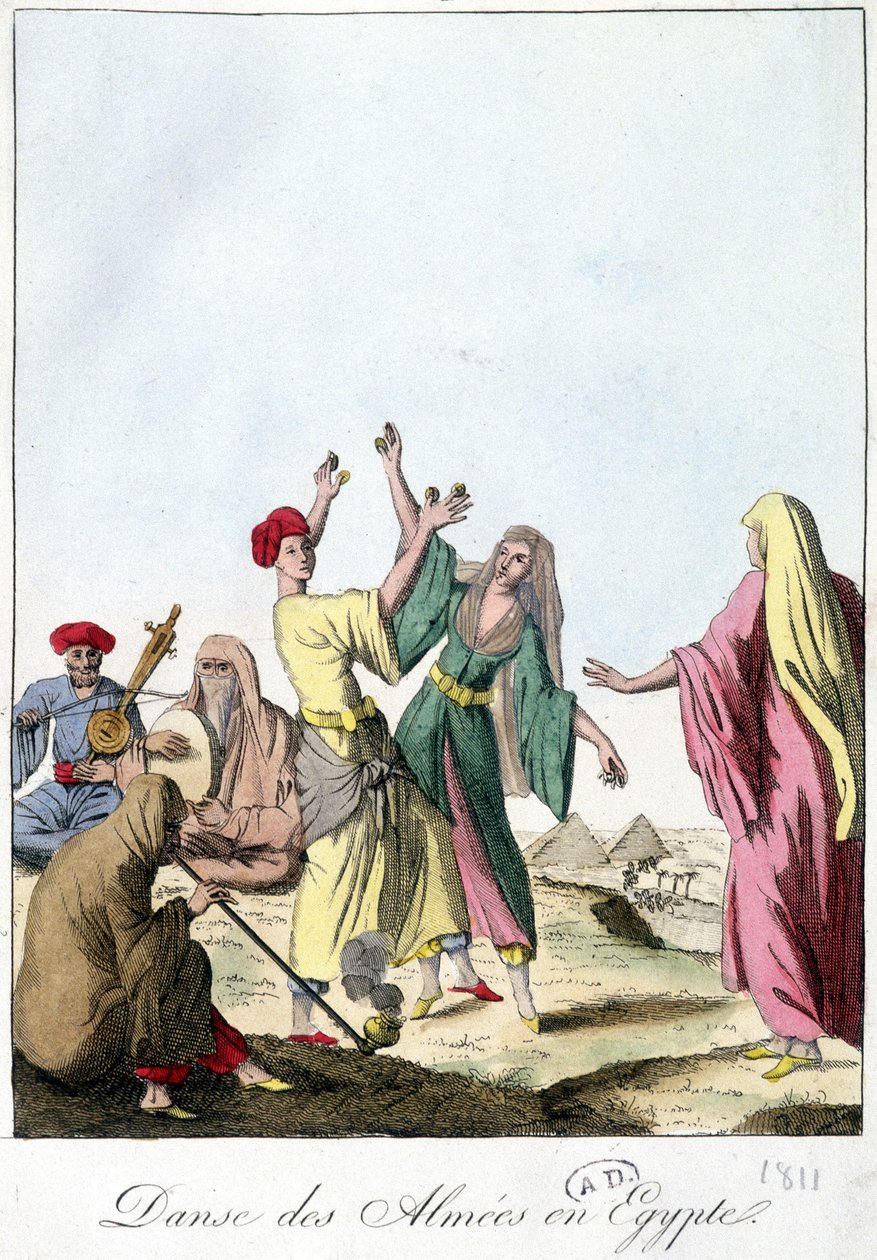 Allmosornas dans i Egypten. 1811. av French School