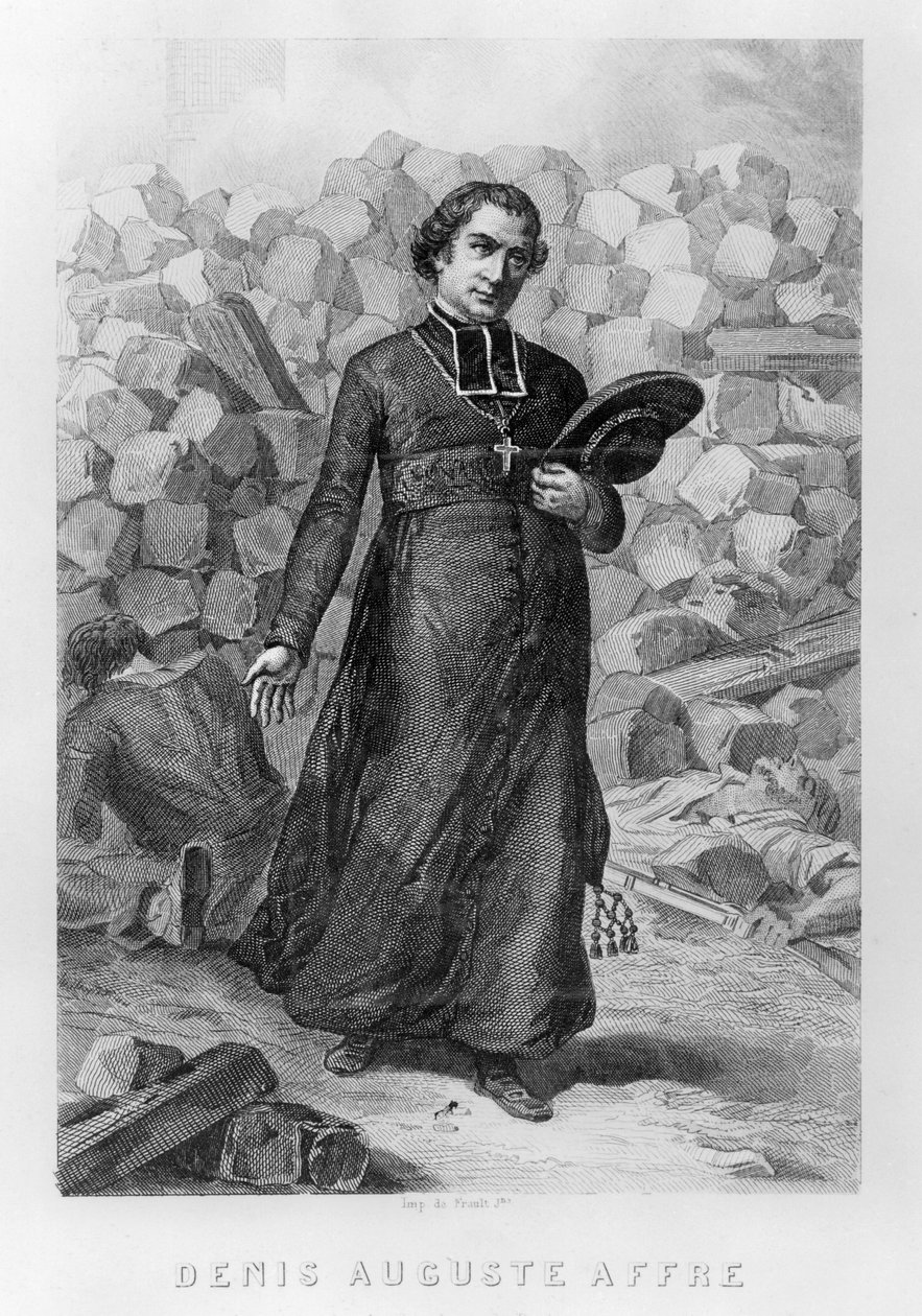 Denis-Auguste Affre (gravyr) av French School