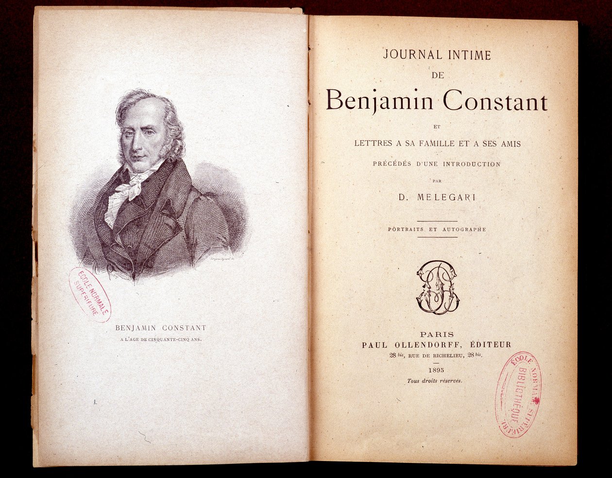 Benjamin Finstnts dagbok. 1895 års upplaga. av French School