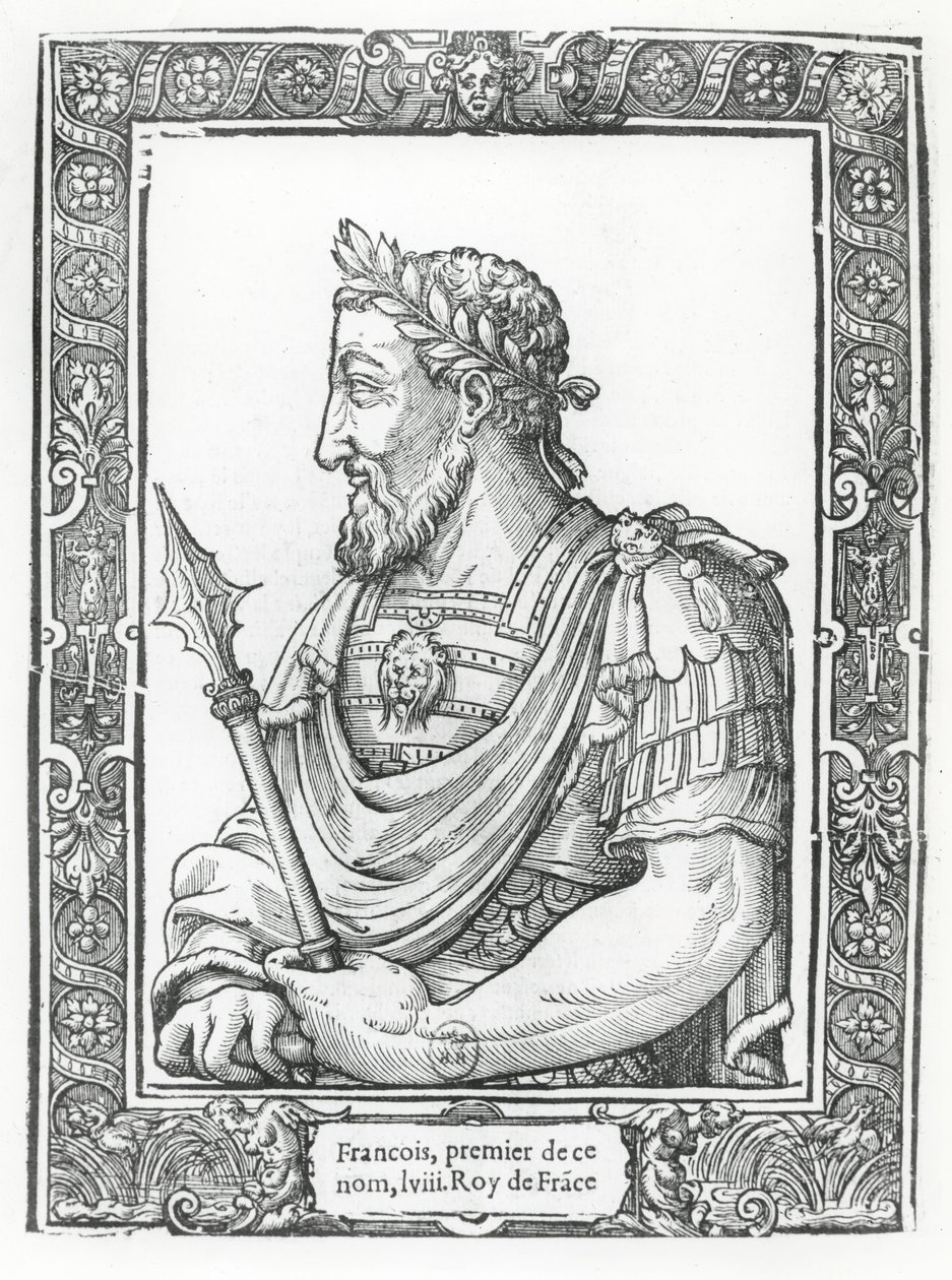 Frans I av Frankrike (gravyr) av French School