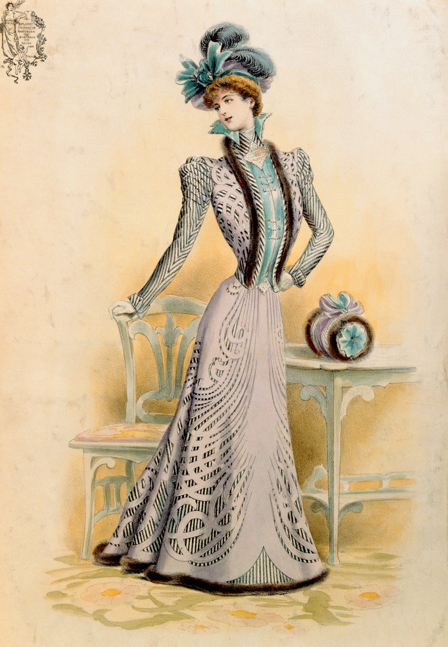 Franskt mode, 1899 av French School