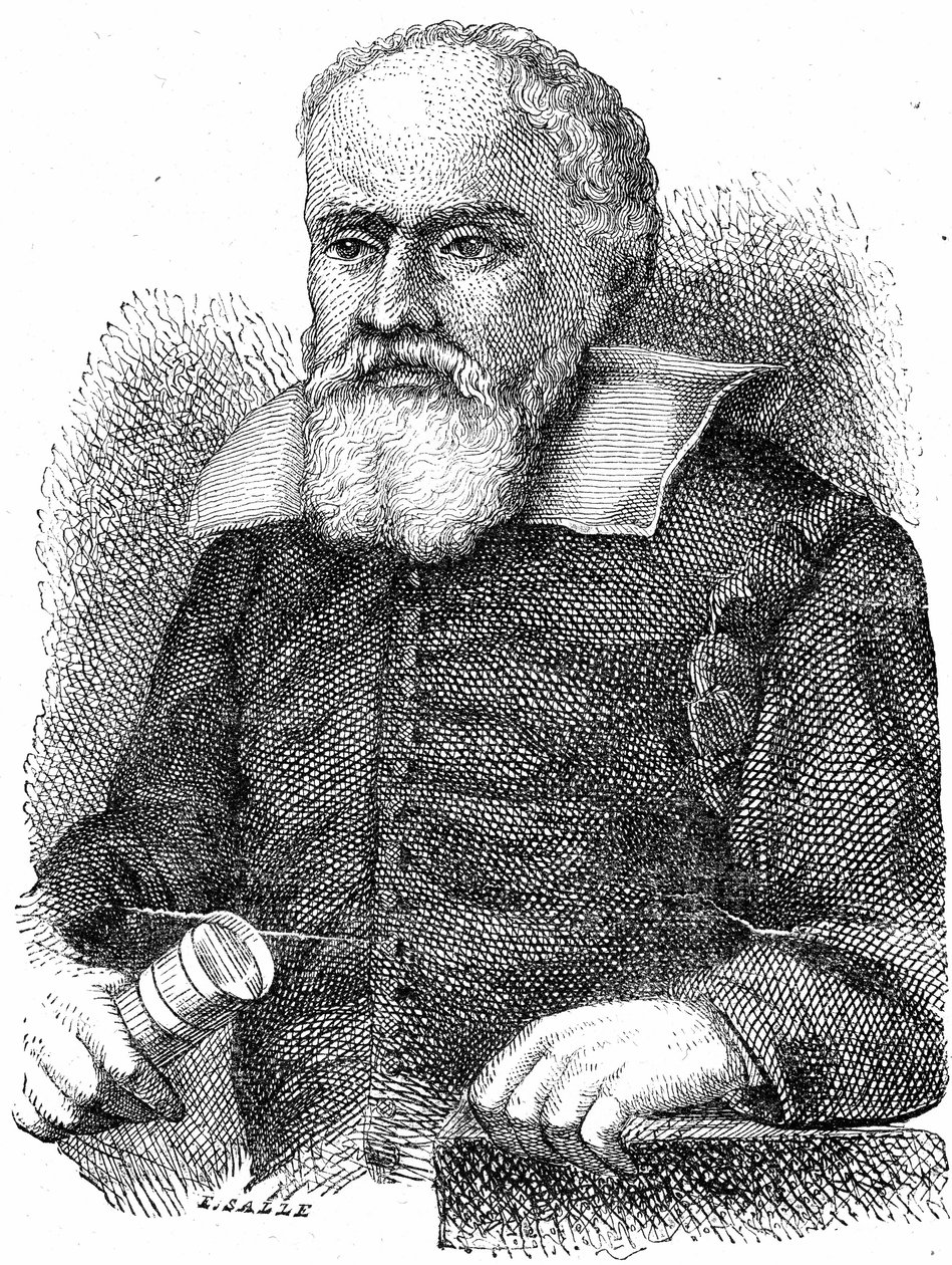 GALILEO GALILEI (1564-1642) (gravyr) av French School