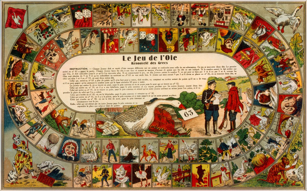 Game of the Goose, c.1925 av French School
