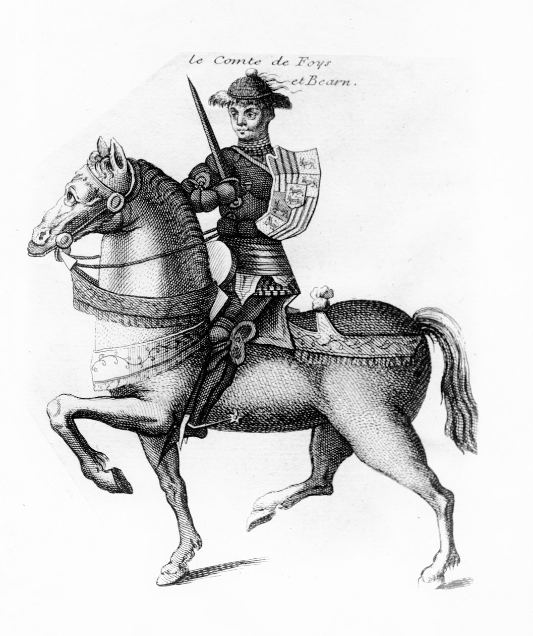 Gaston IV de Foix (gravyr) av French School