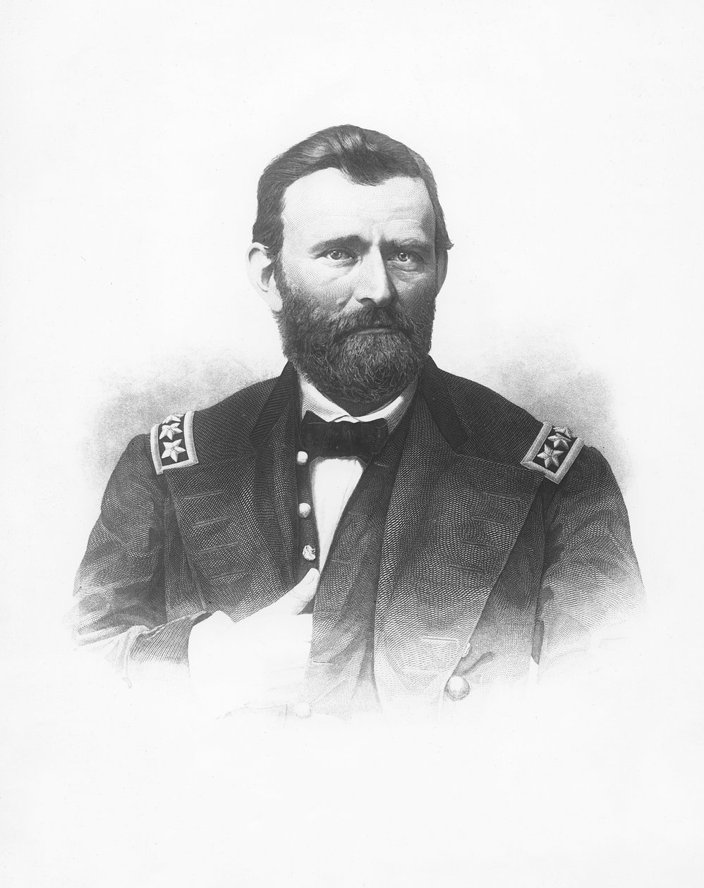 General Ulysses S. Grant (gravyr) av French School