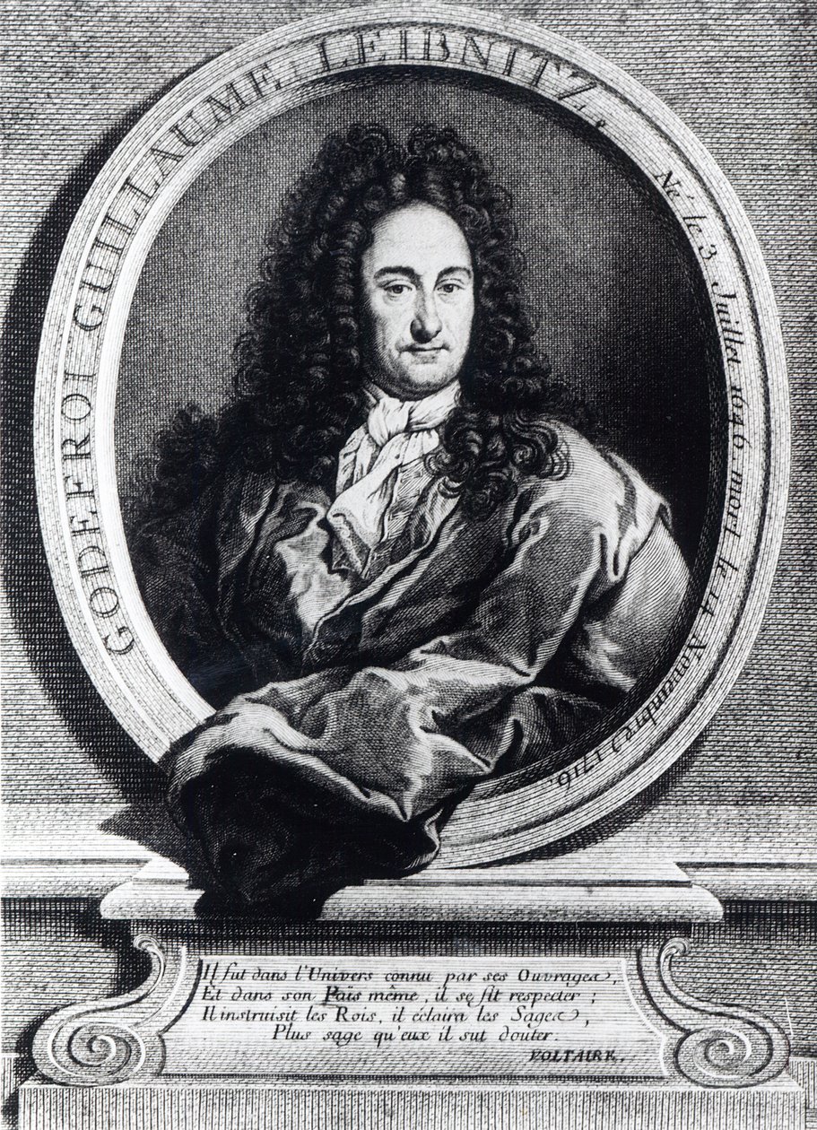 Gottfried Wilhelm Leibniz av French School