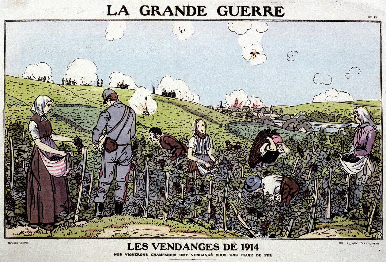 Skörden 1914 av French School