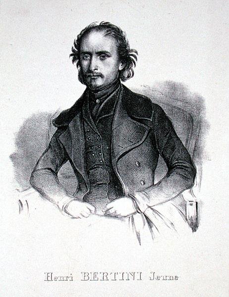 Henri Bertini (1798-1876) (litografi) av French School