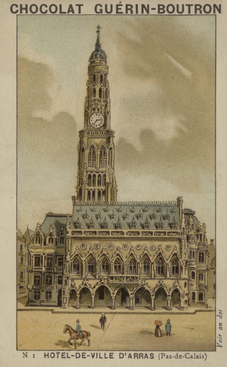 Hotel-de-Ville of Arras, Pas-de-Calais av French School