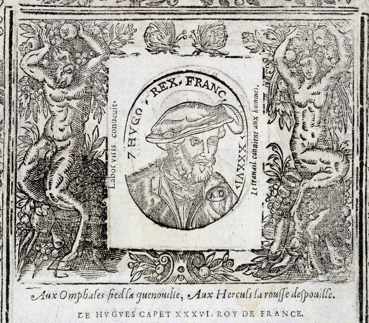 Hugues Capet - i "De capetianska kungarna" av French School