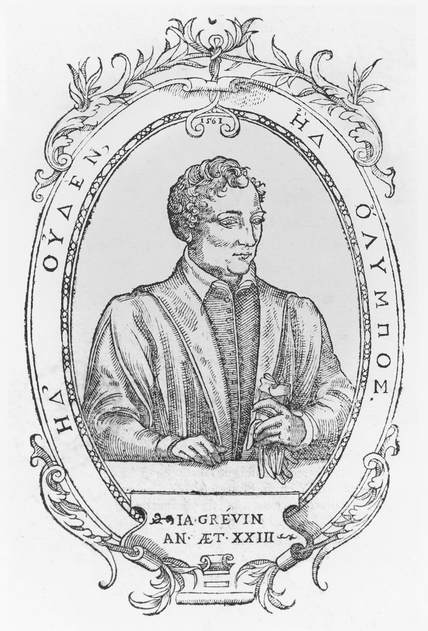 Jacques Grevin (gravyr) av French School