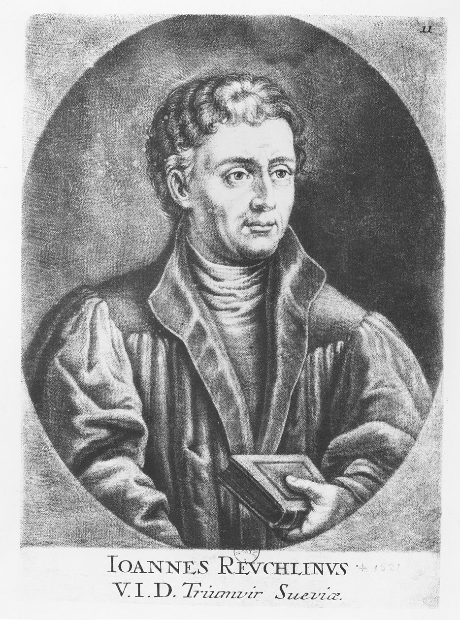 Johann Reuchlin (gravyr) av French School
