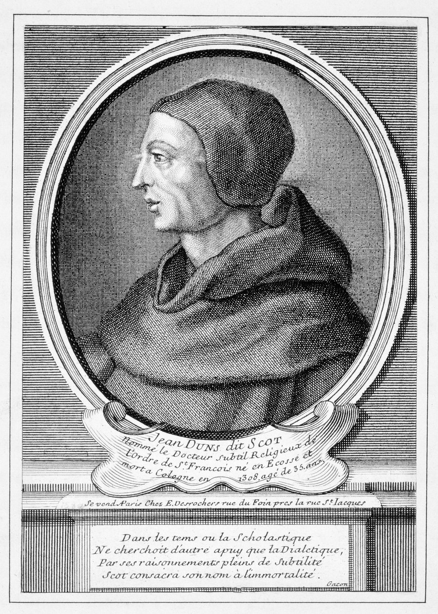 John Duns Scotus (ca 1266-1308) av French School
